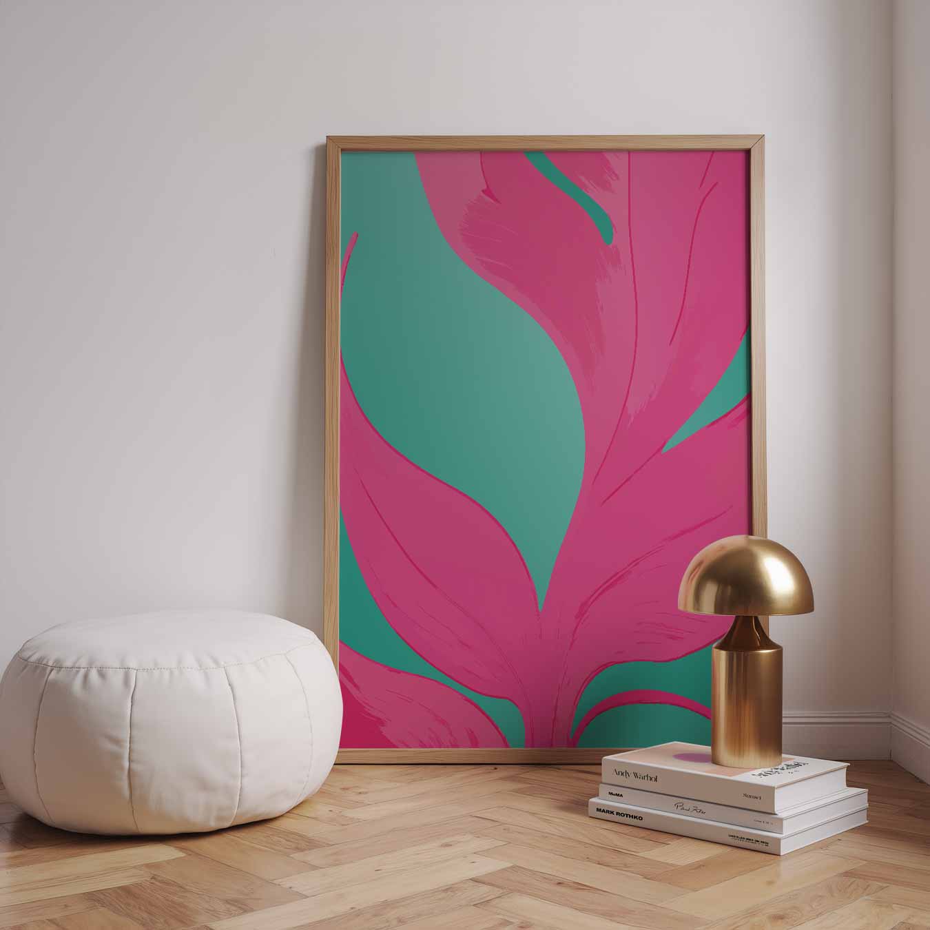 Tropische Bladeren Droom Poster-WallArtistic