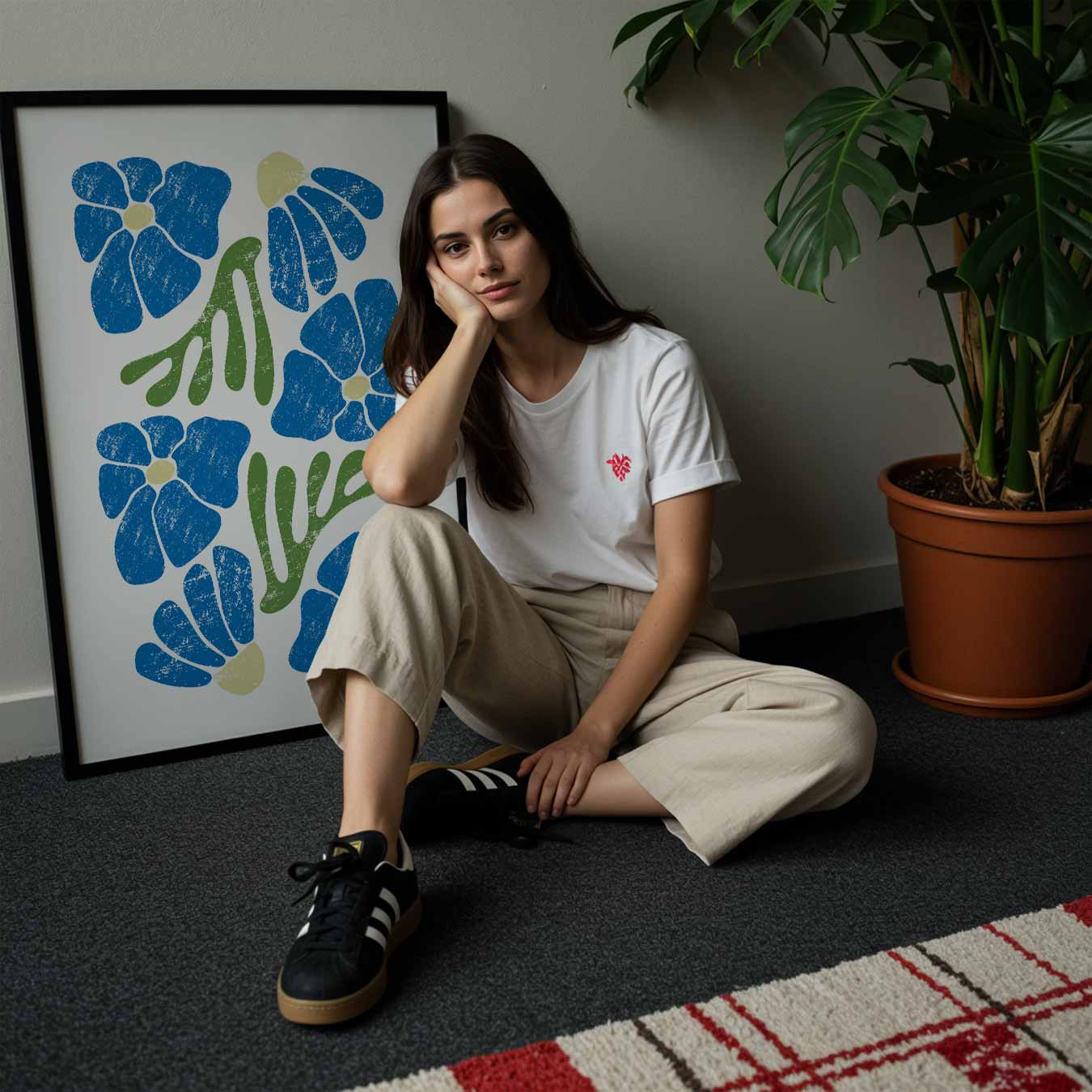 Bloemenpracht Wanddecoratie Poster-WallArtistic