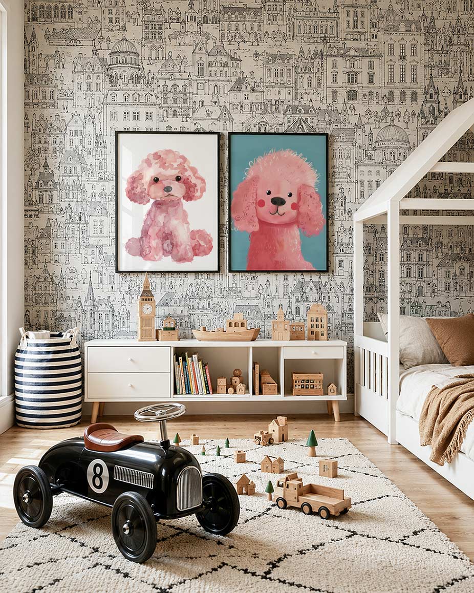 Zachte kleurenpracht Posterset
