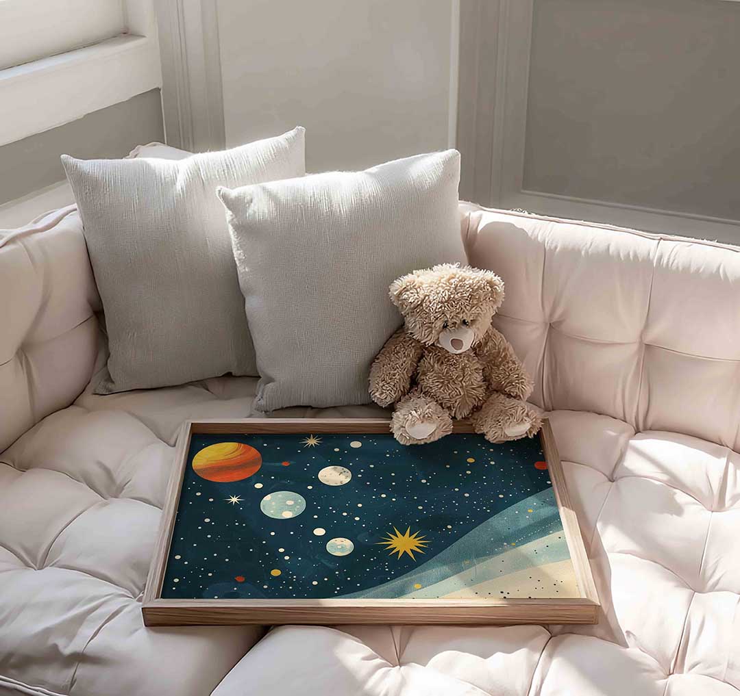 Planeten en sterren Poster