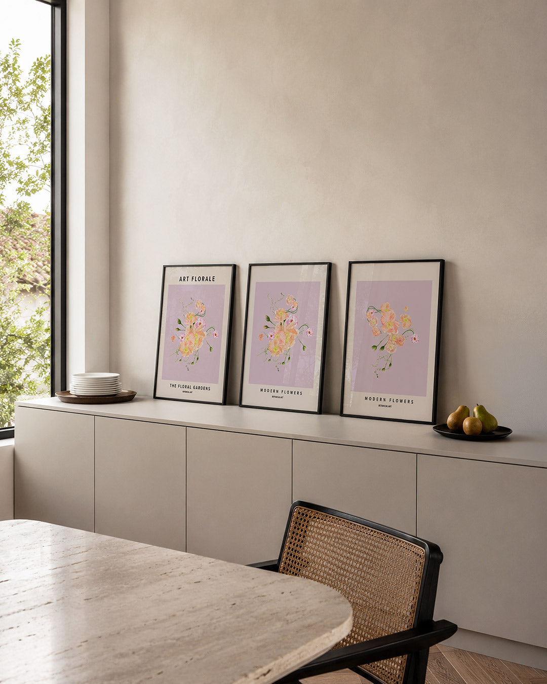 Bloemrijke harmonie Posterset