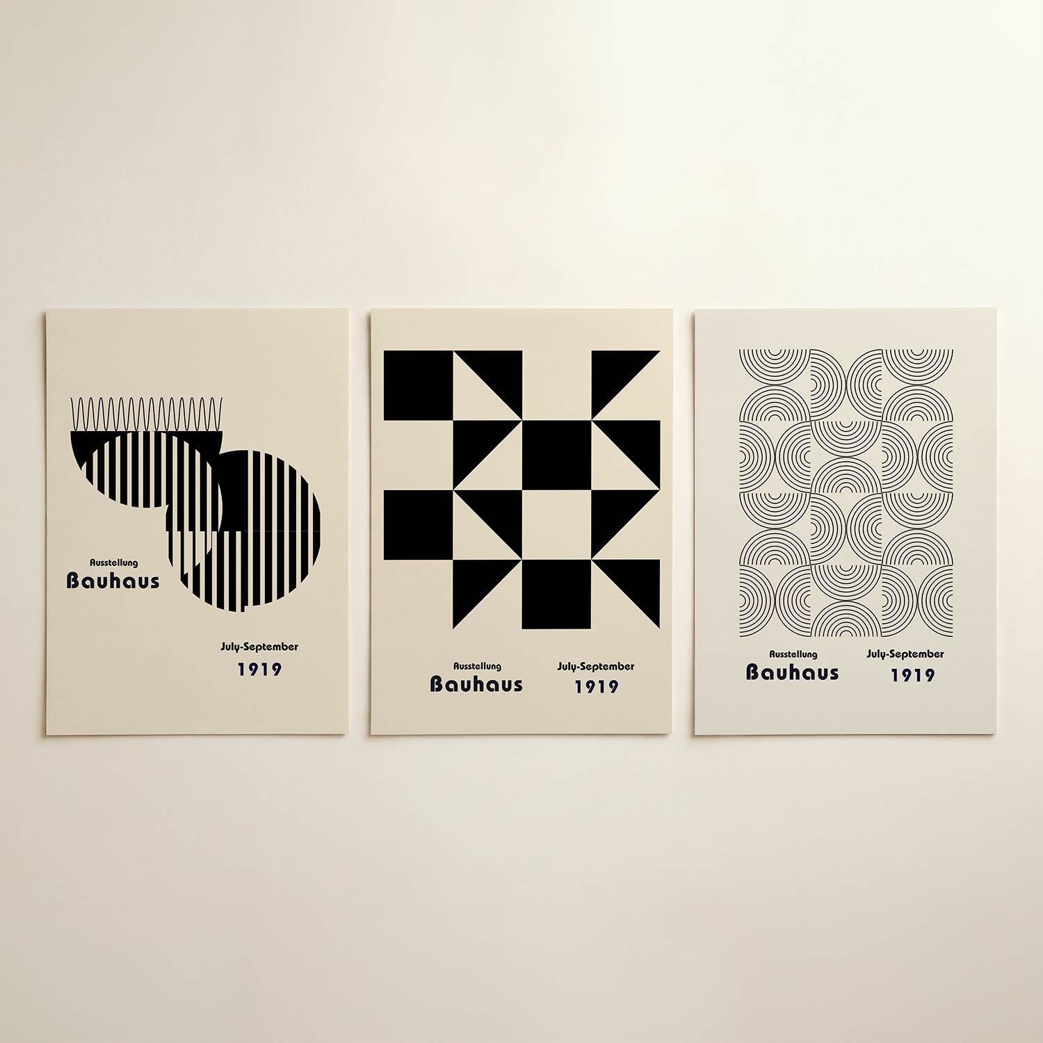 Vorm en lijnen Posterset