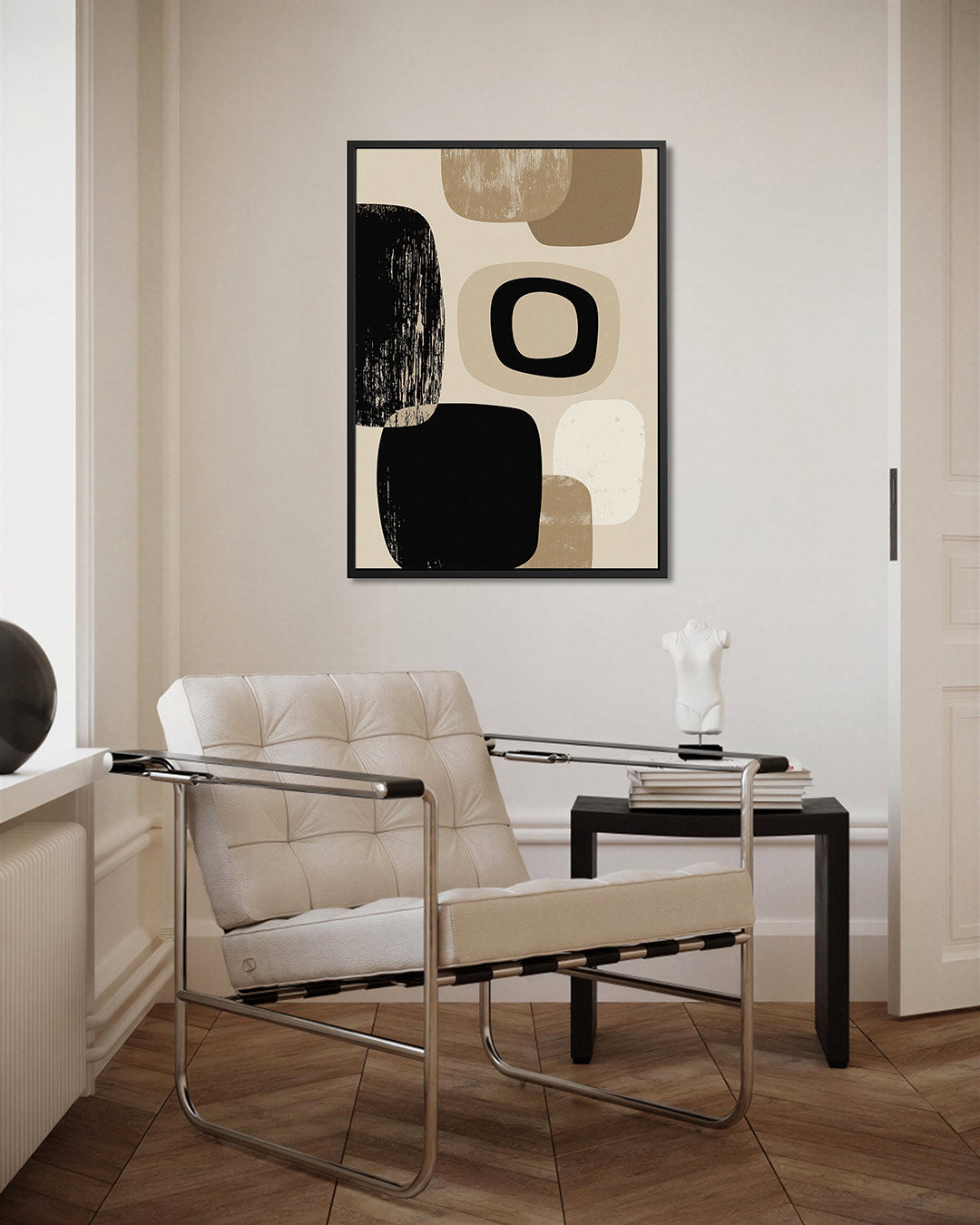 Organische vormen compositie Kunstwerk