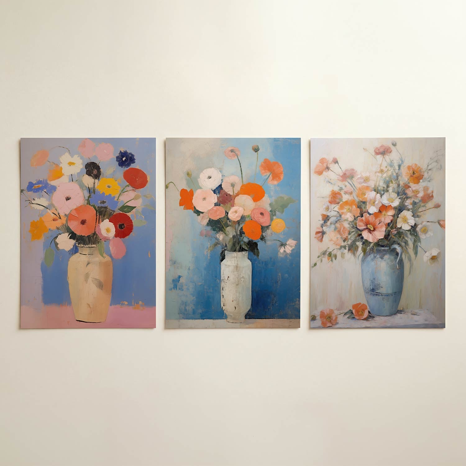 Bloemrijke kleurenpracht Posterset