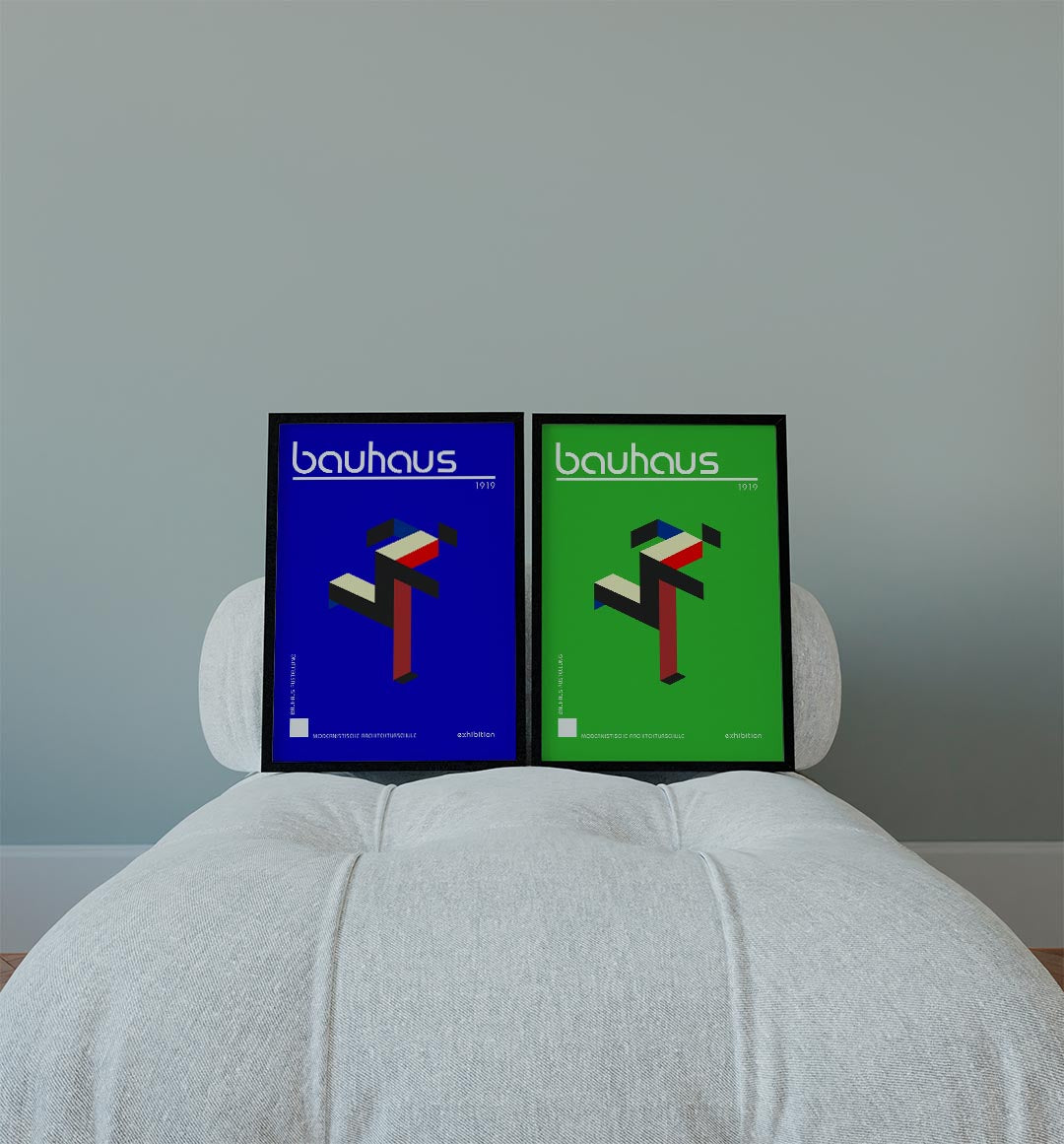 Kleurrijke vormen Posterset