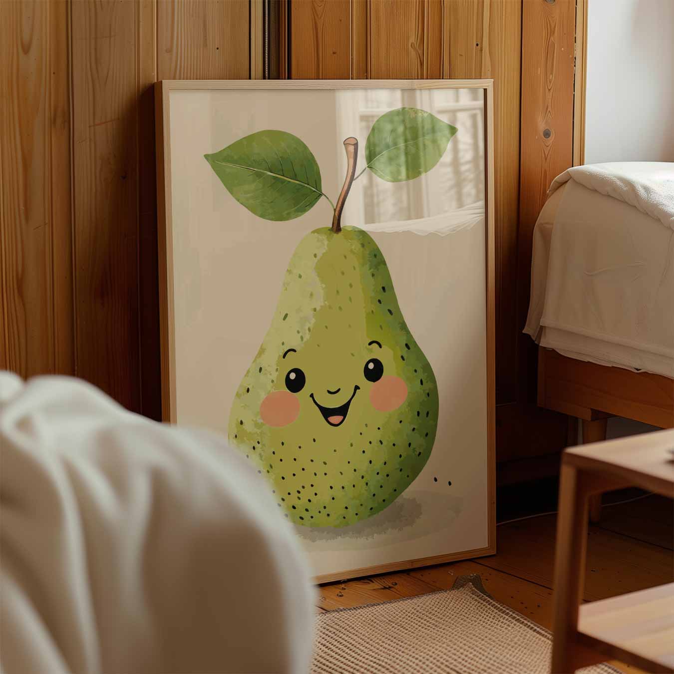Vrolijke Peer Poster-WallArtistic