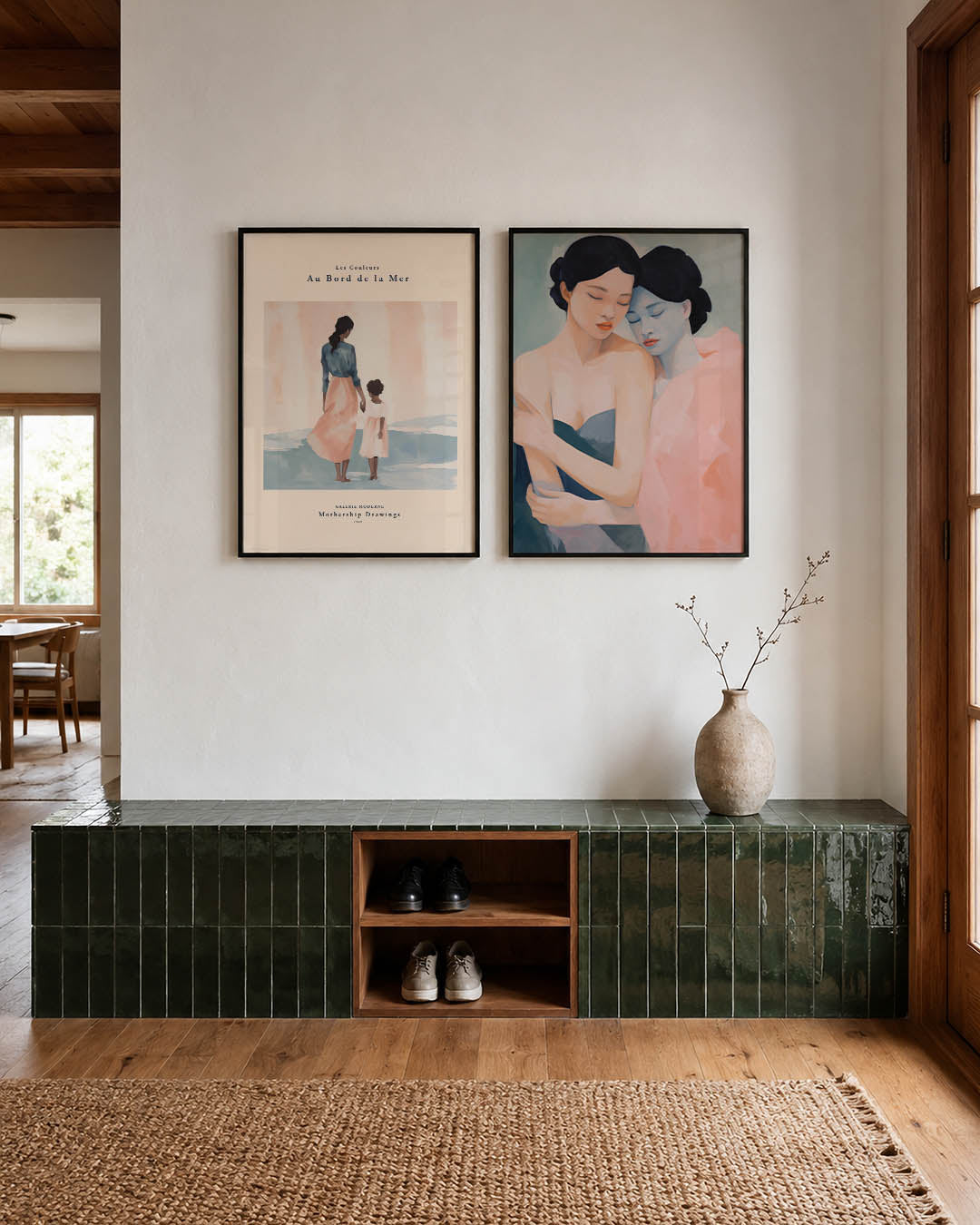 Zachte kleurvlakken Posterset