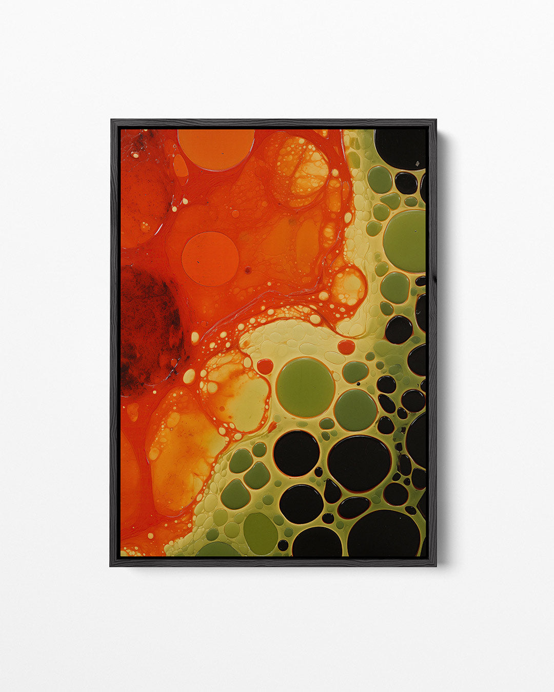 Kleurrijke cirkelpatronen Kunstwerk