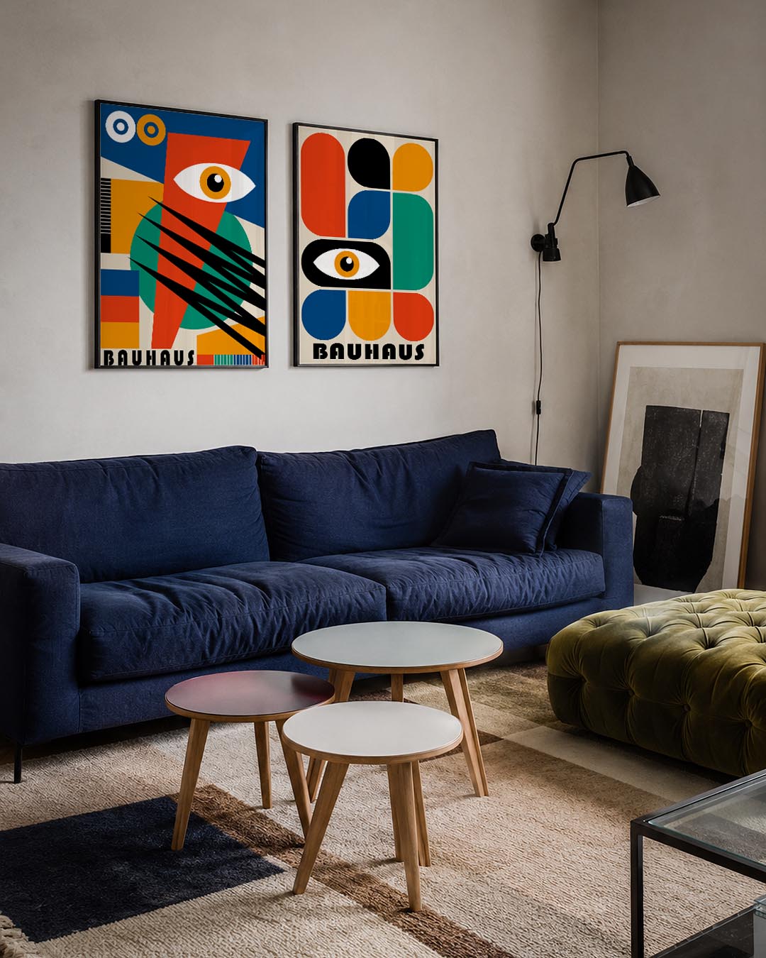 Kleurrijke vormen Posterset