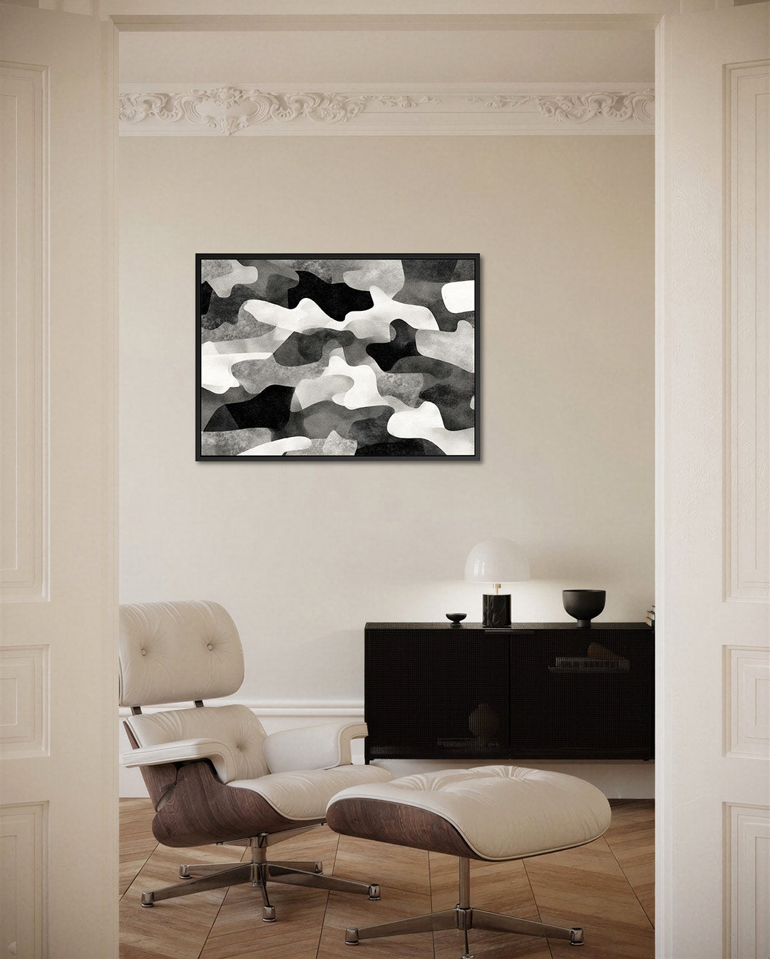 Organische vormen compositie Kunstwerk