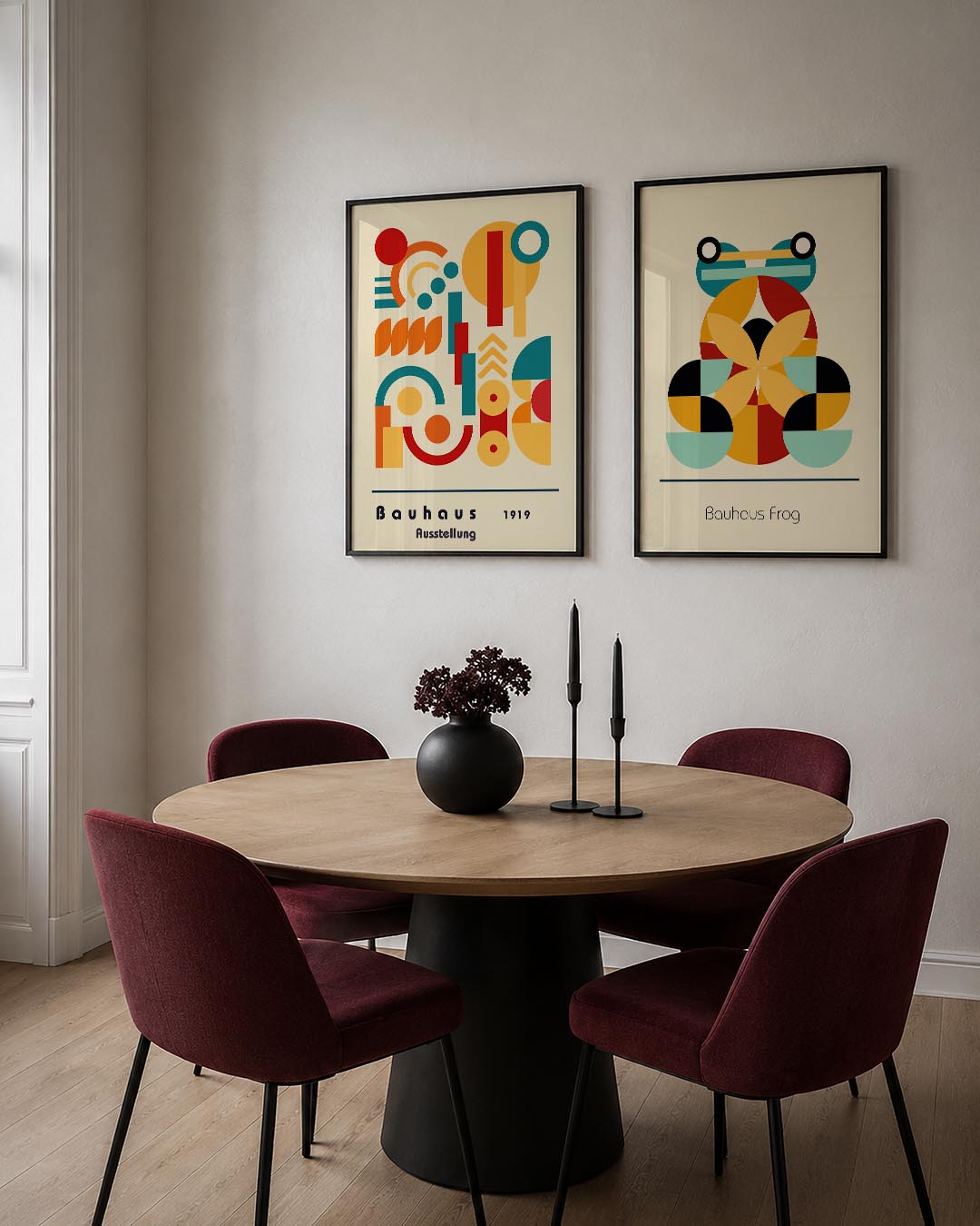 Vormen en vlakkenspel Posterset