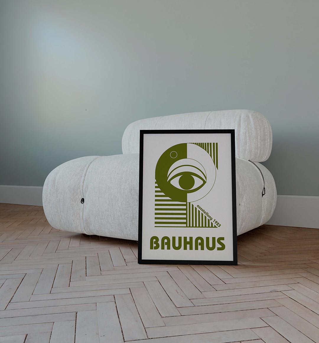 Oog en lijnen Poster