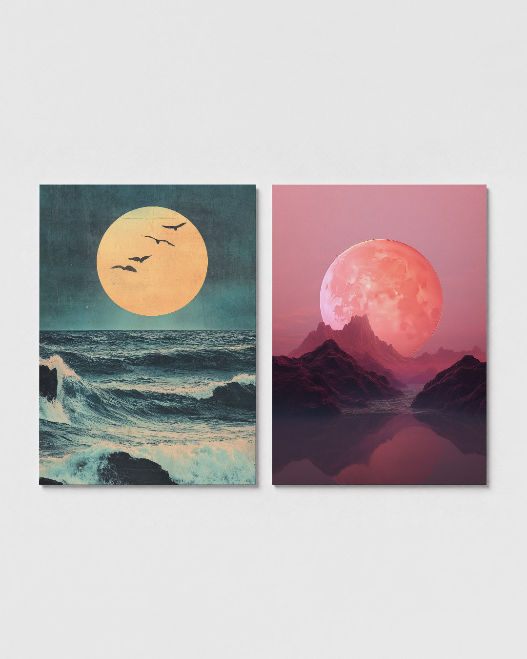 Zon en zee Posterset