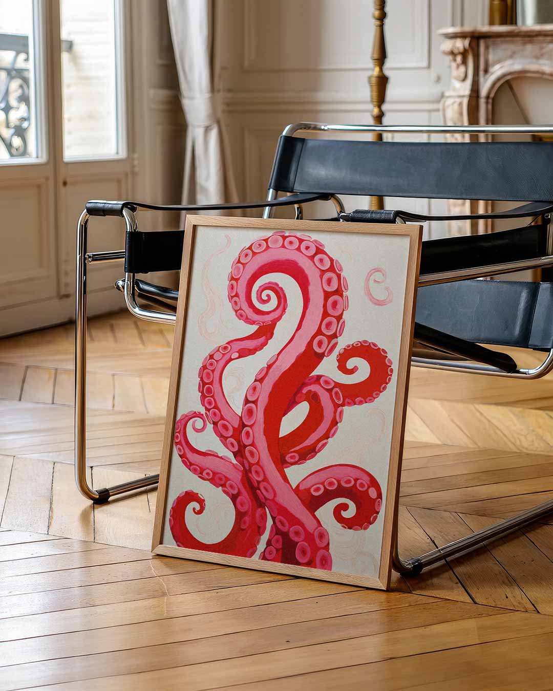 Dromerige Octopus Tentakels Poster-WallArtistic