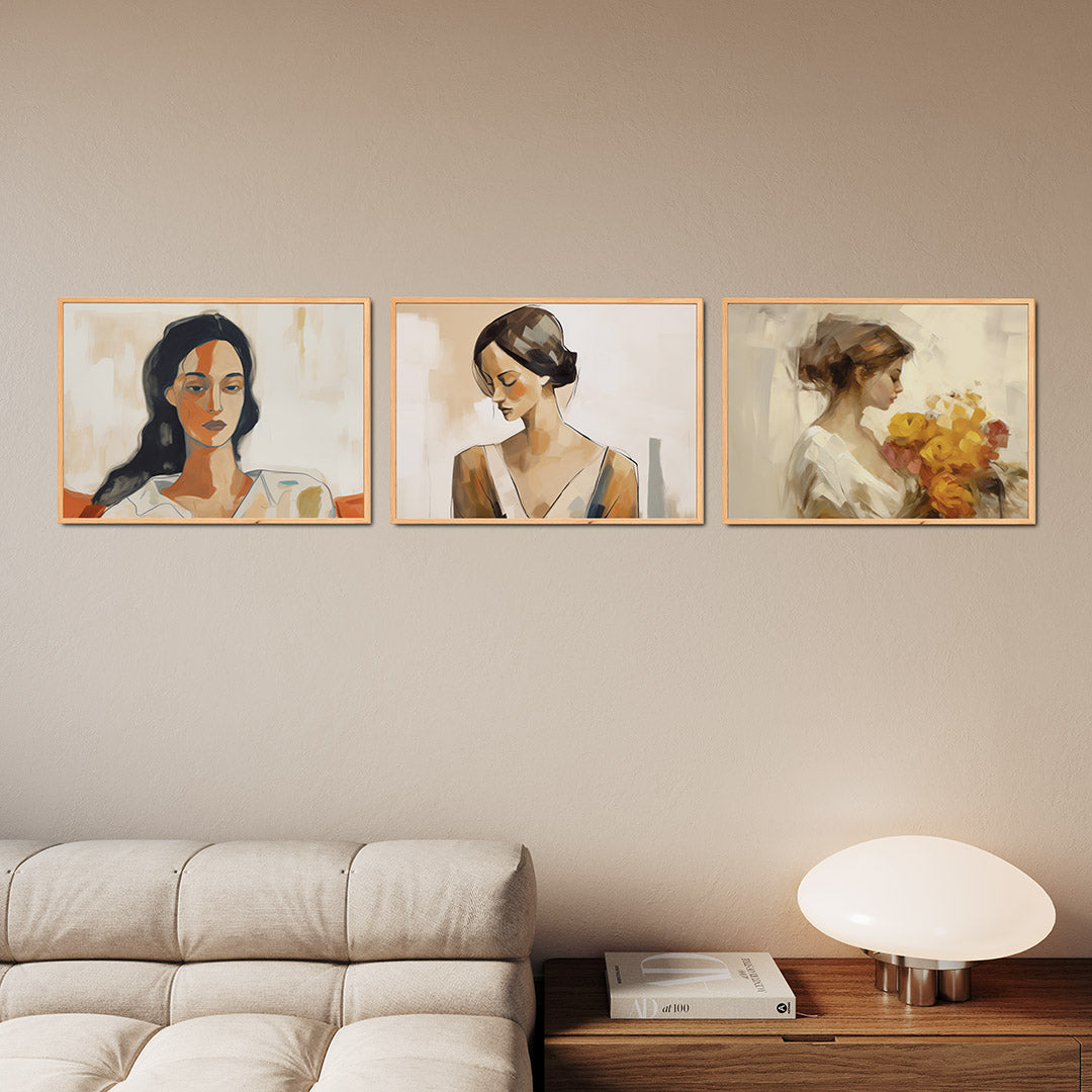 Portret in kleurvlakken Posterset