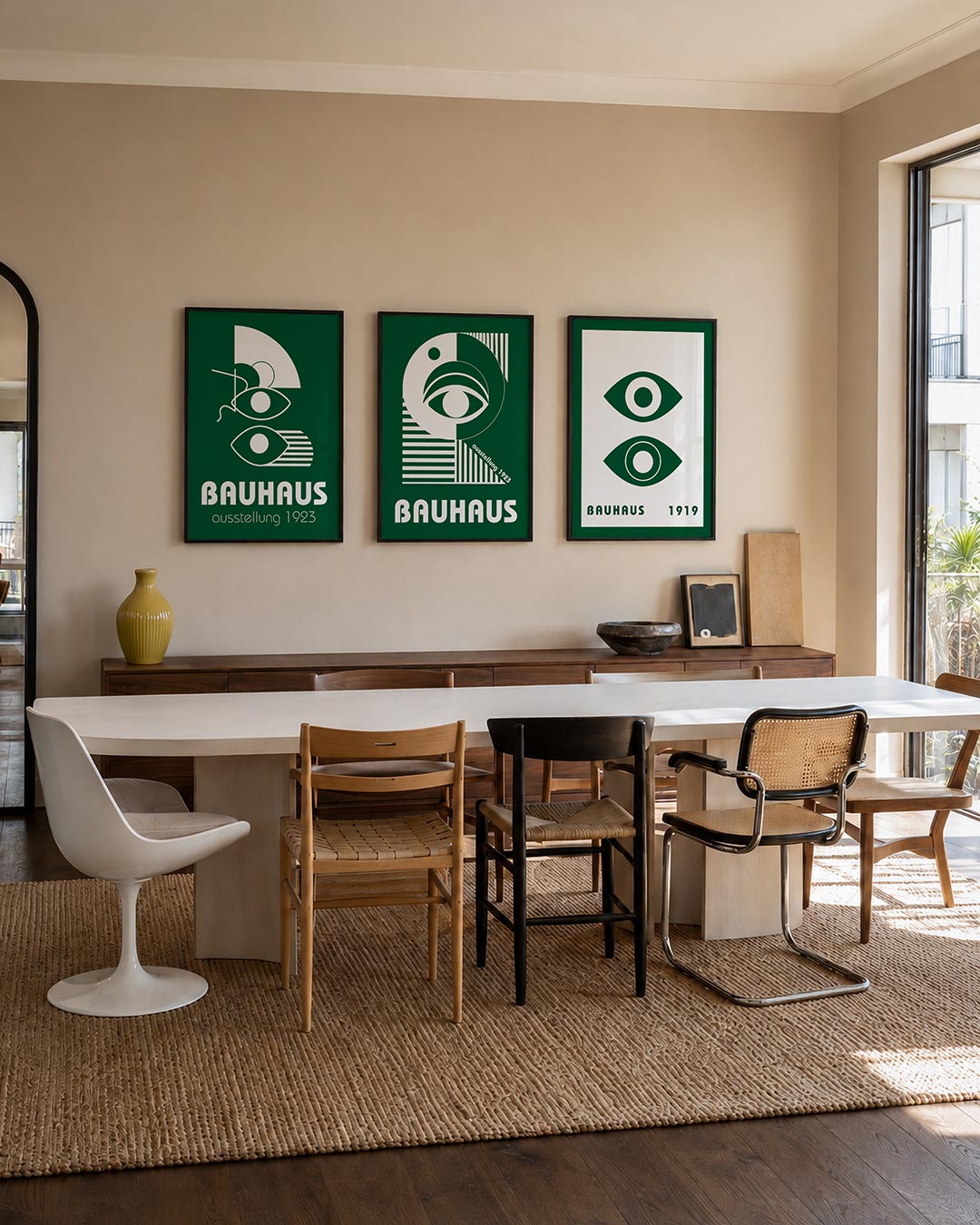 Vormen en ogen Posterset