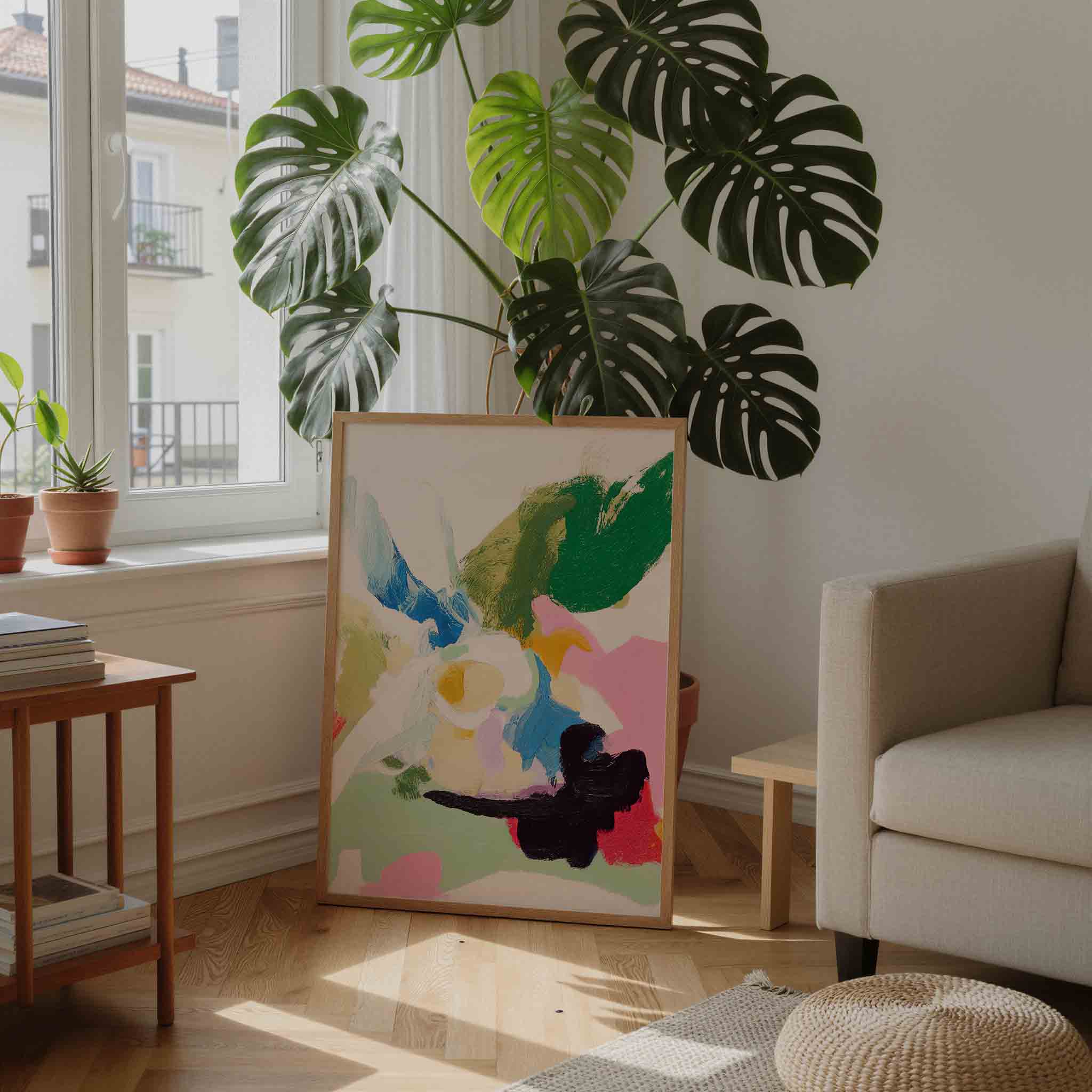 Abstracte vormen Poster