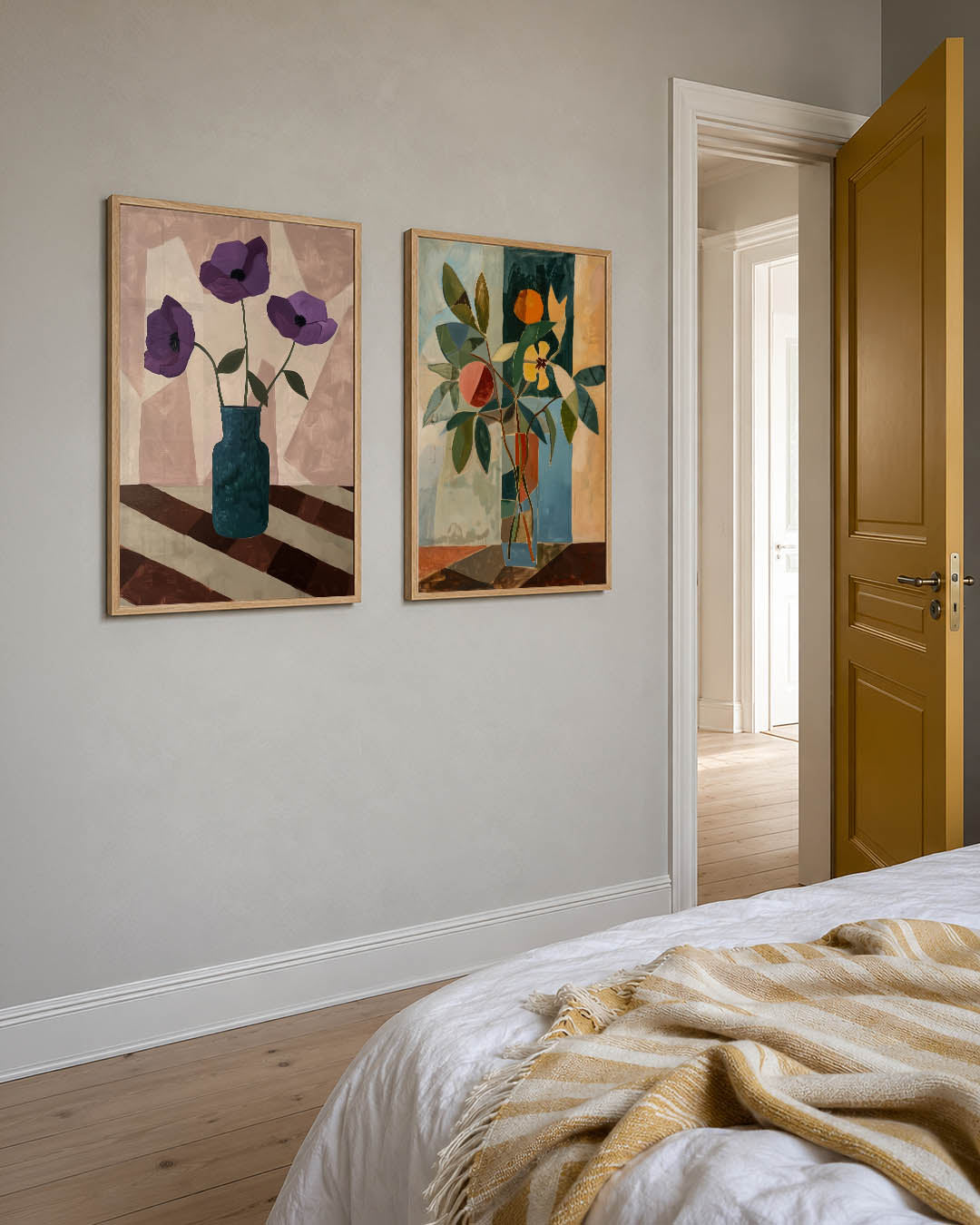 Bloem en vaas Posterset
