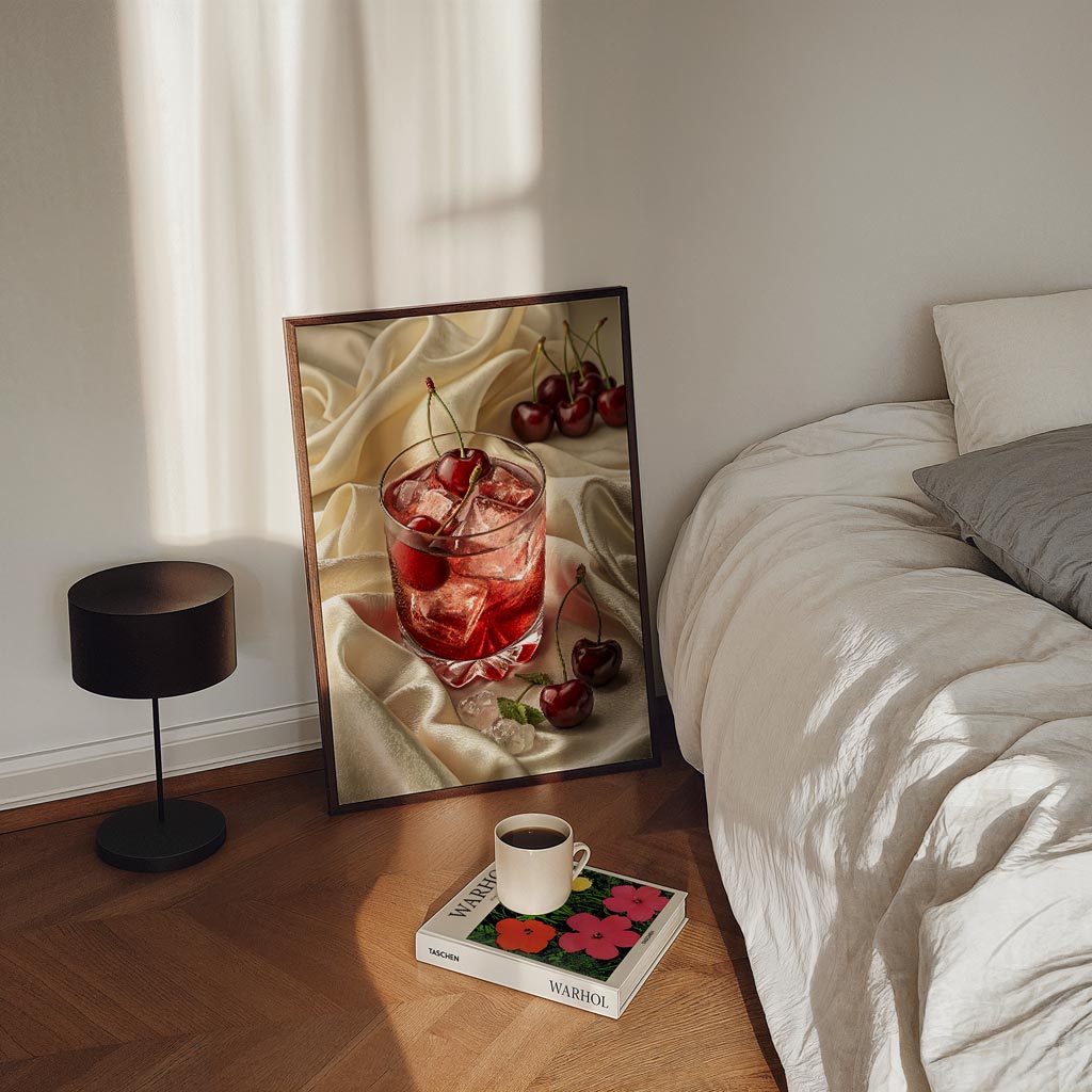Verfrissende Kersenluxe Poster-WallArtistic