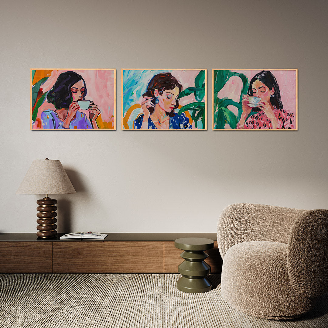 Kleurrijke harmonie Posterset