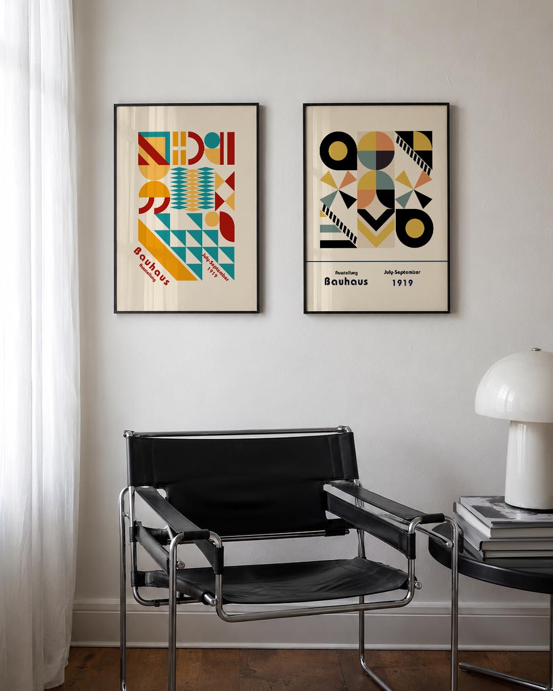Vorm en kleurenspel Posterset