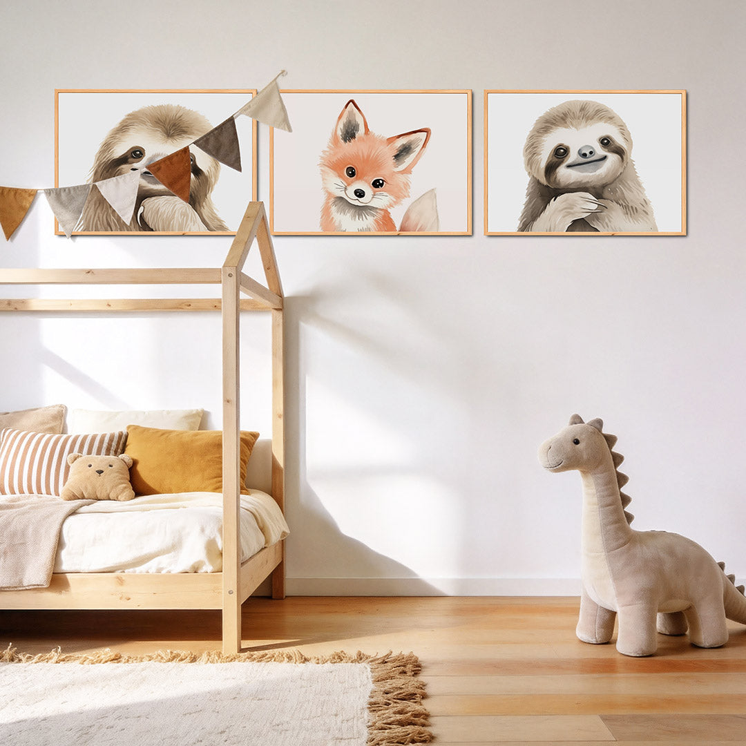 Vorm en glimlach Posterset