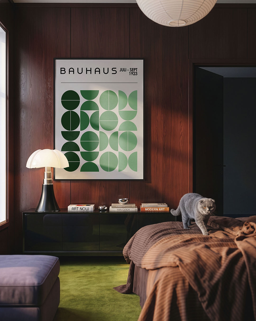 Vormritme en kleur Poster