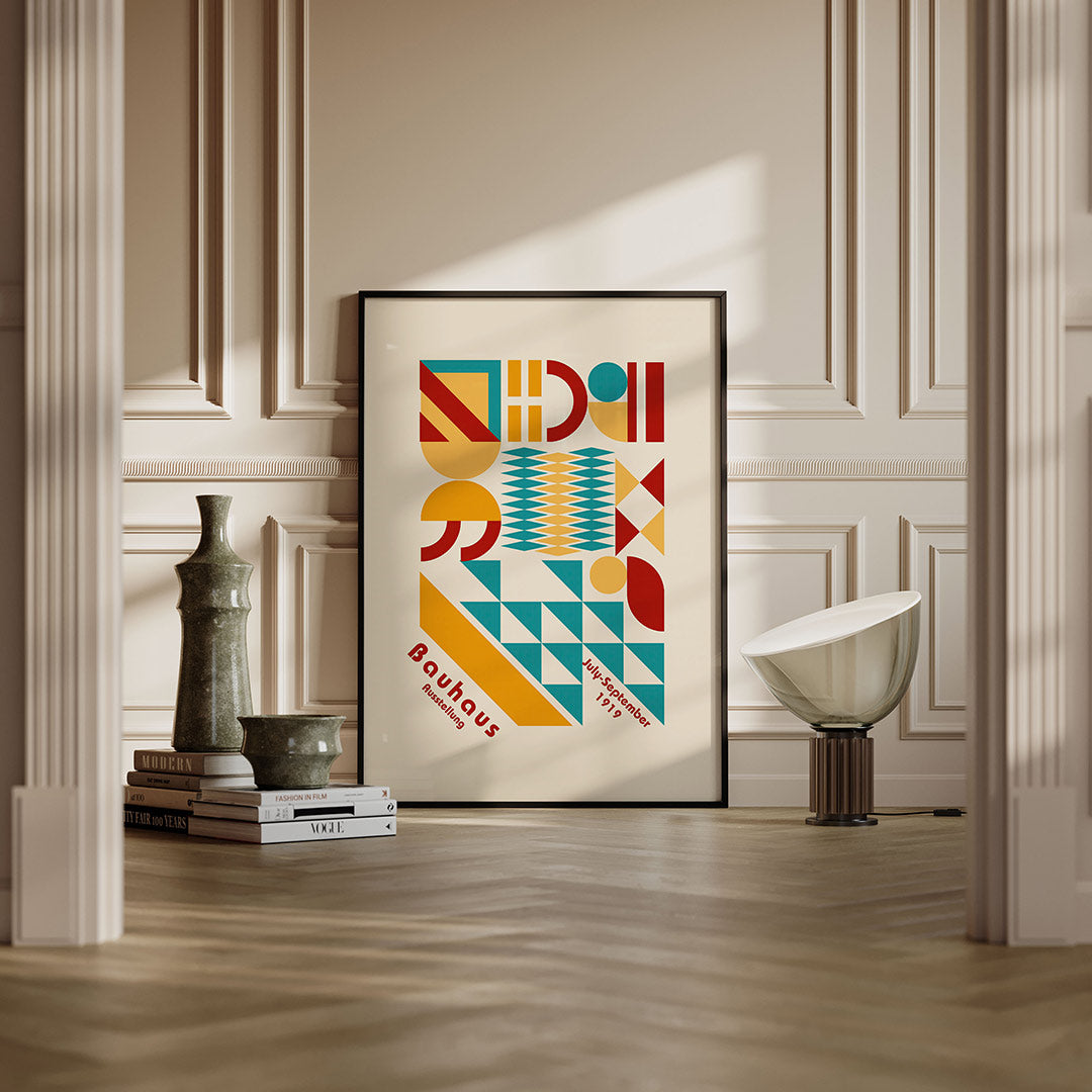 Vormritme en kleur Poster