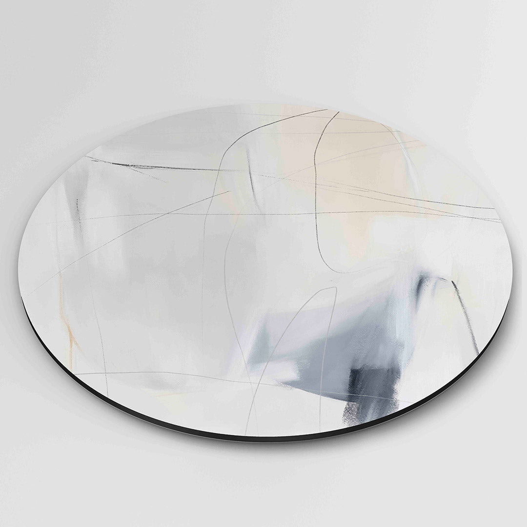 Abstracte lijnen Muurcirkel