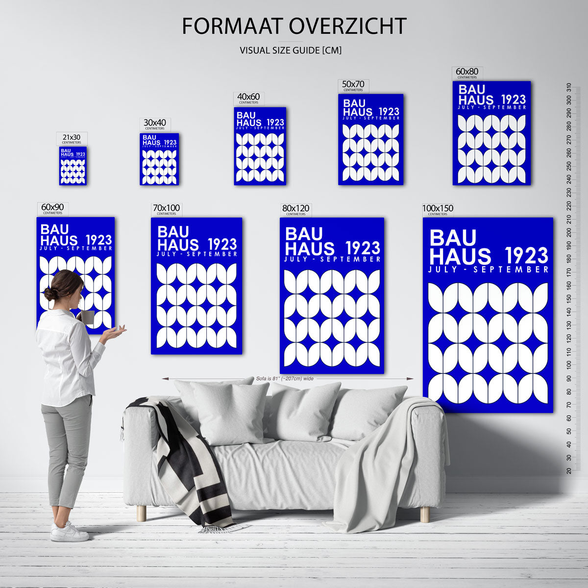 Vorm en kleur Poster
