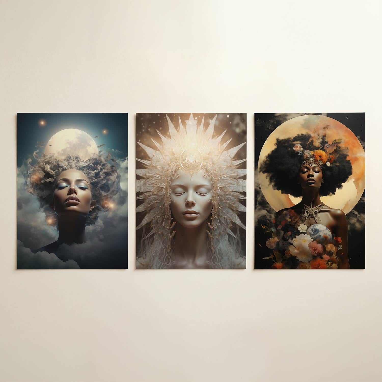 Dromerige hemelportret Posterset