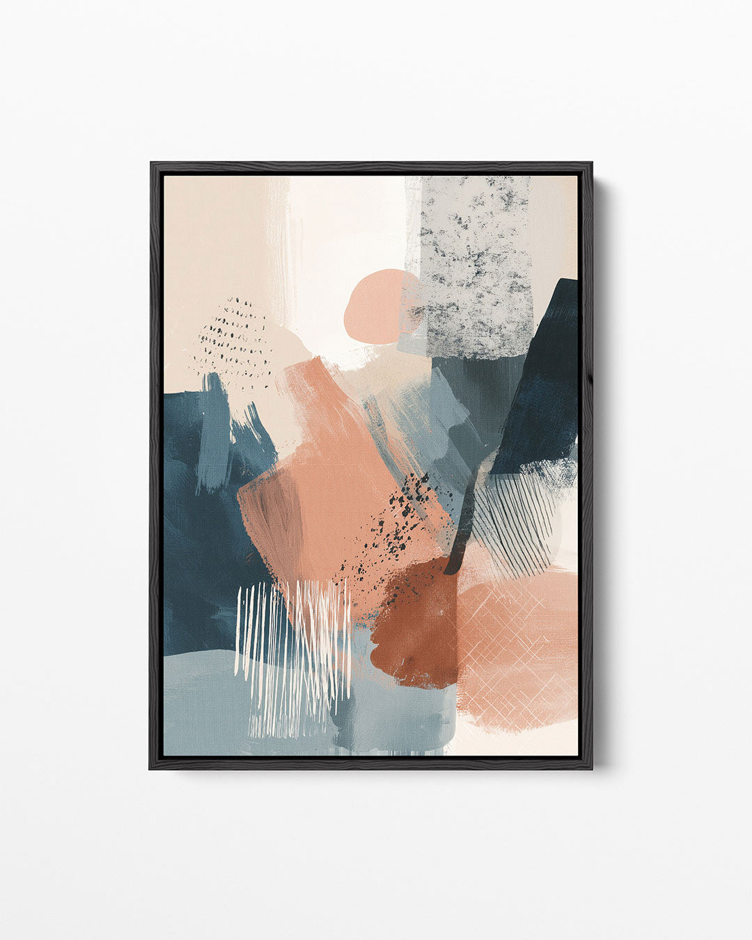 Dynamische kleurvlakken Kunstwerk