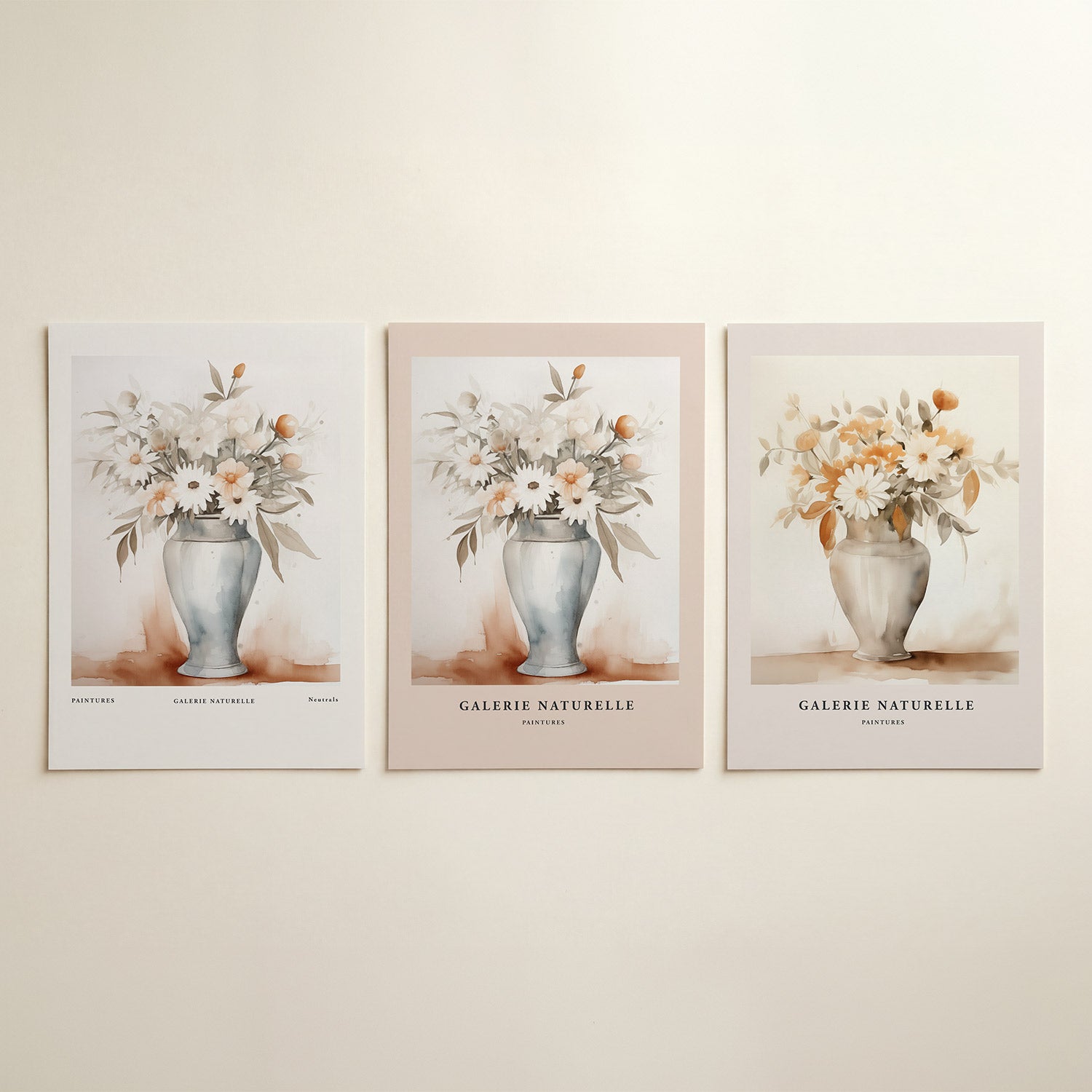 Bloemrijke vaas Posterset