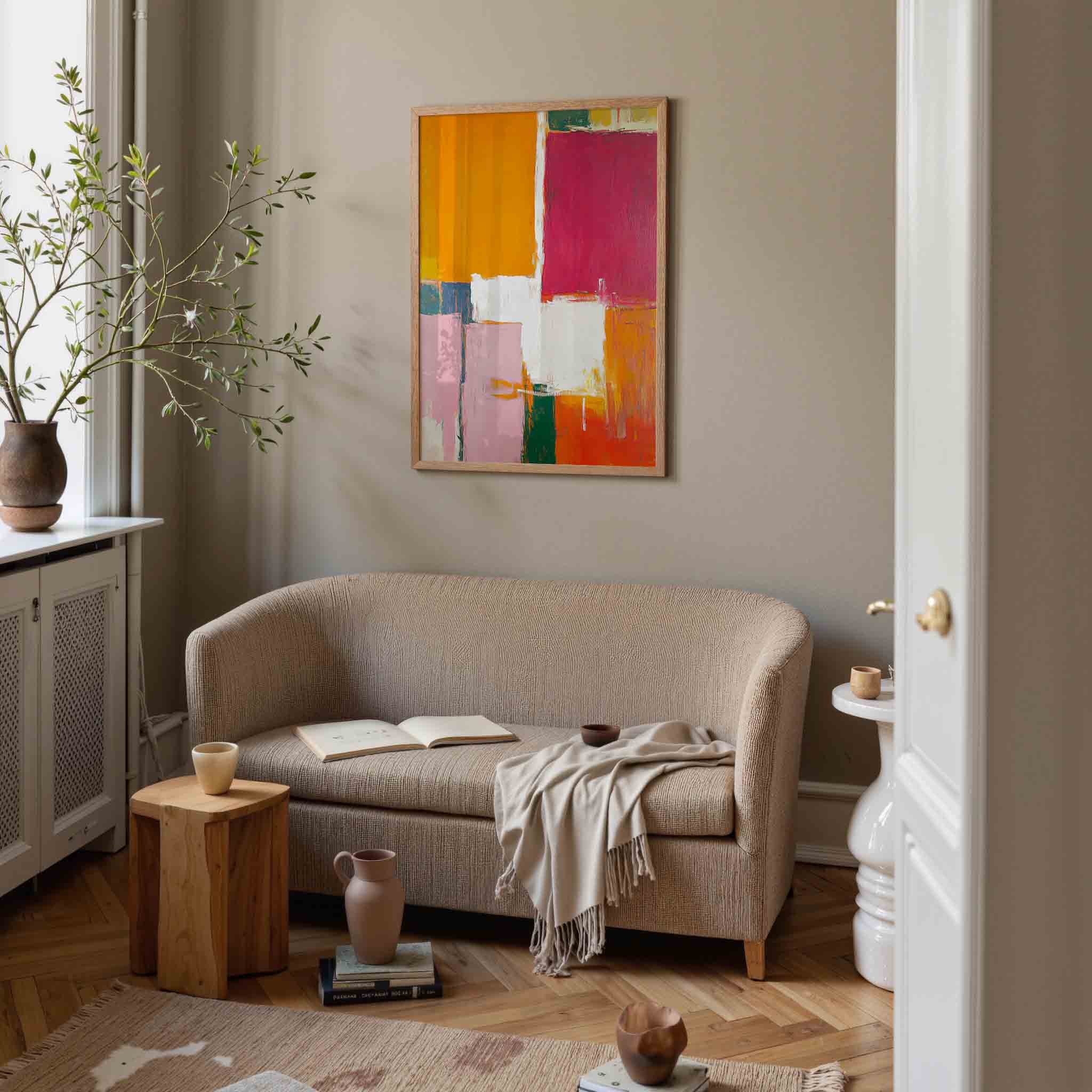Abstracte vormen Poster