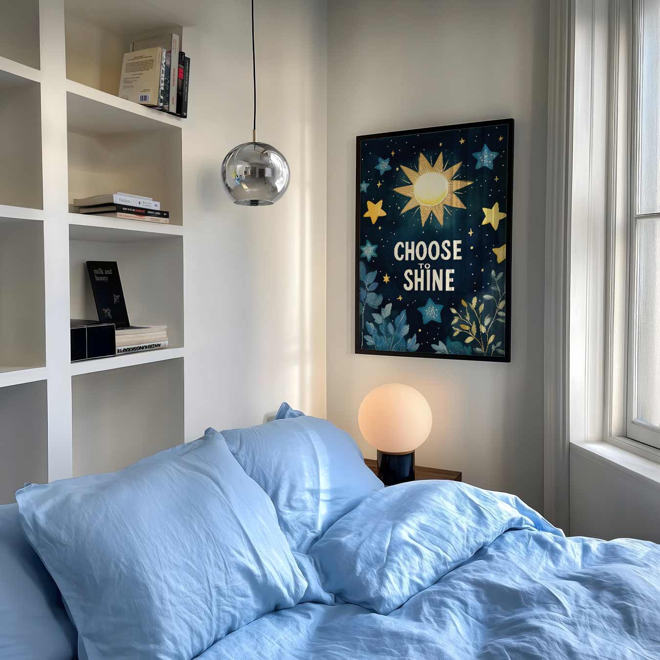 Stralende Inspiratie Poster-WallArtistic