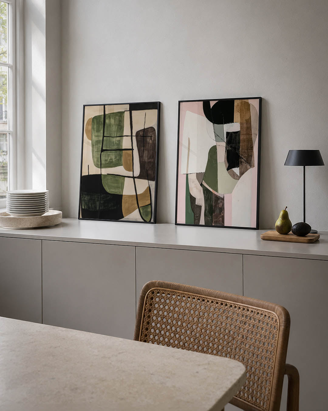 Vormen en lijnen Posterset