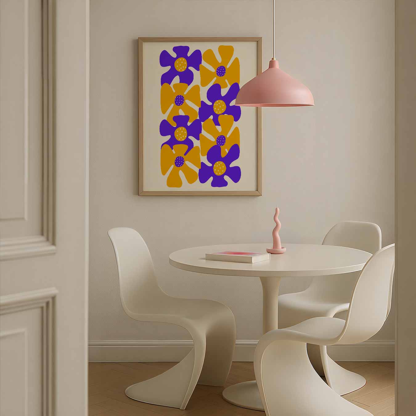Vrolijke Bloemenpracht Poster-WallArtistic