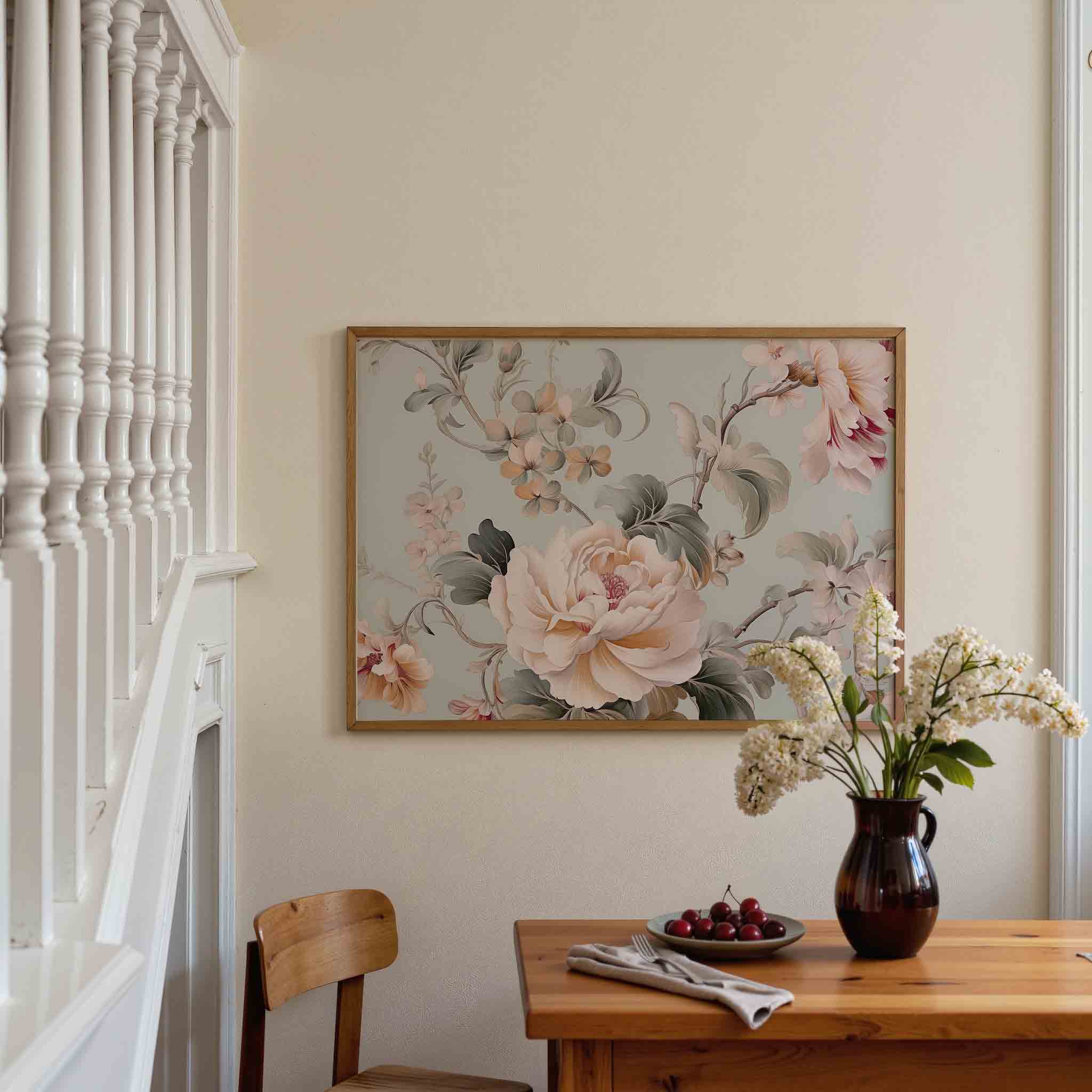 Bloemen en bladeren Poster