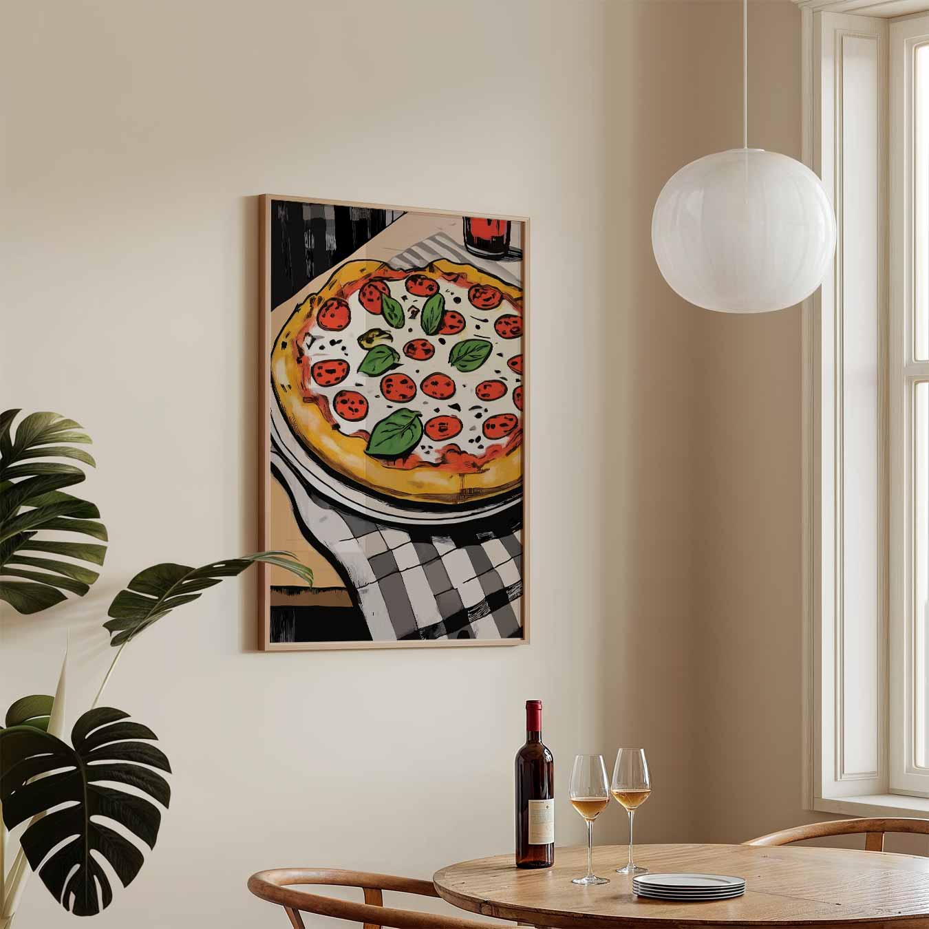 Pizza Liefde Poster-WallArtistic