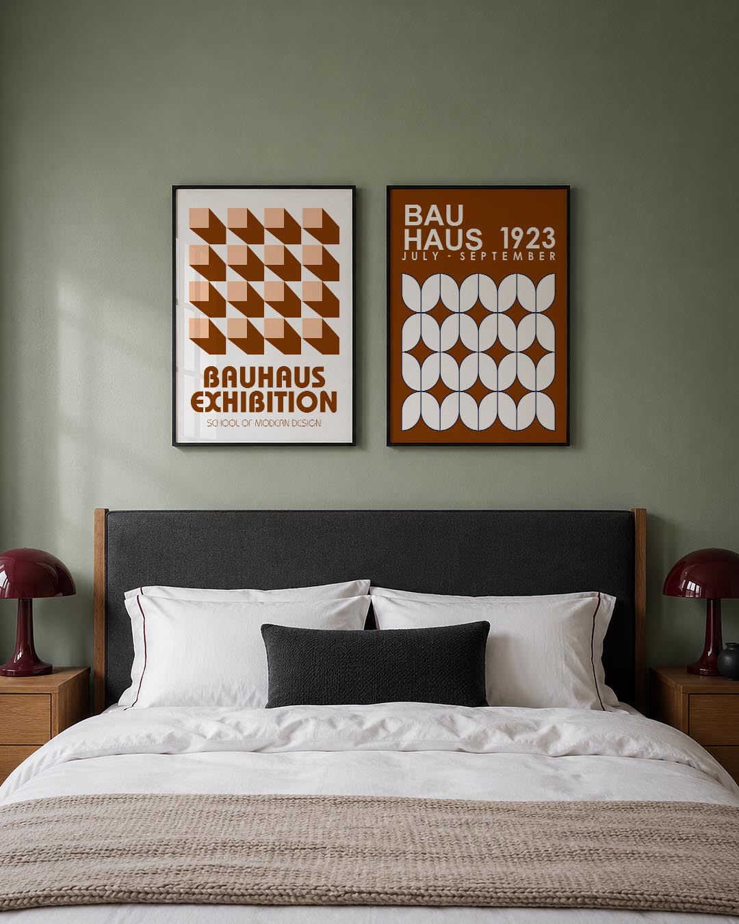 Vorm en schaduw Postersets