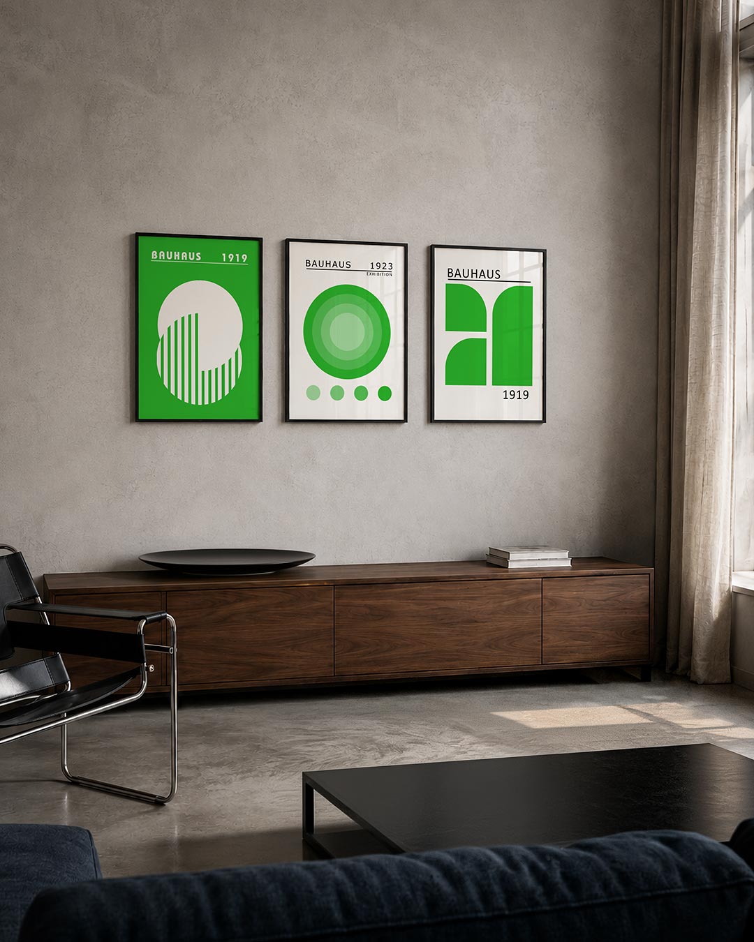 Cirkel en strepen Posterset