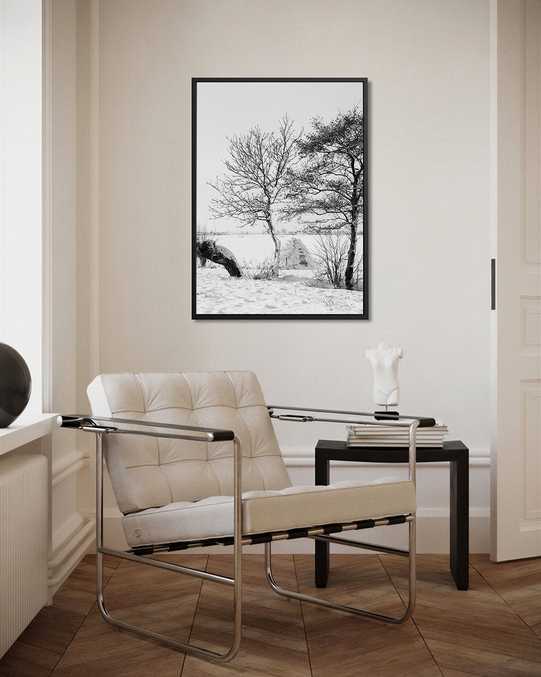 Winterse boomlandschap Kunstwerk