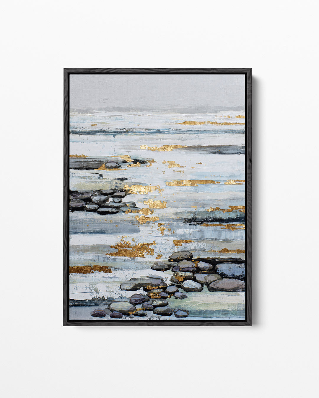 Gelaagde textuur compositie Kunstwerk