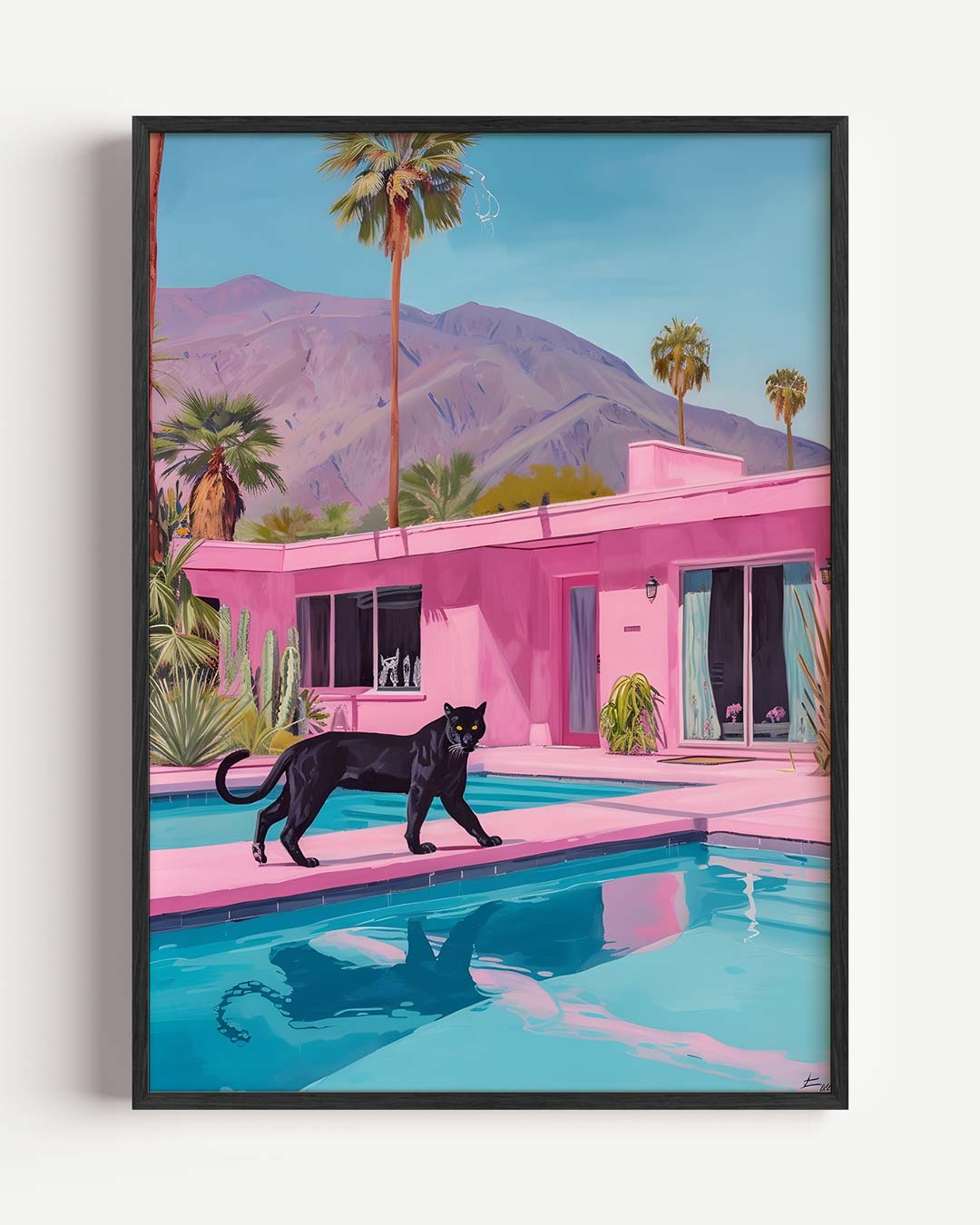 Panther Paradise Poster-WallArtistic