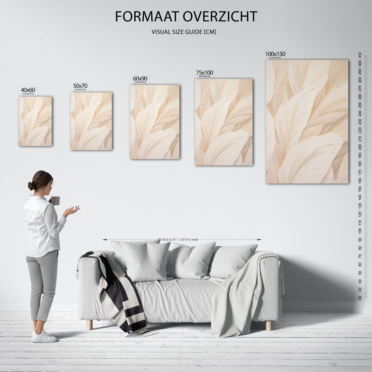 Organische vormen Kunstwerk