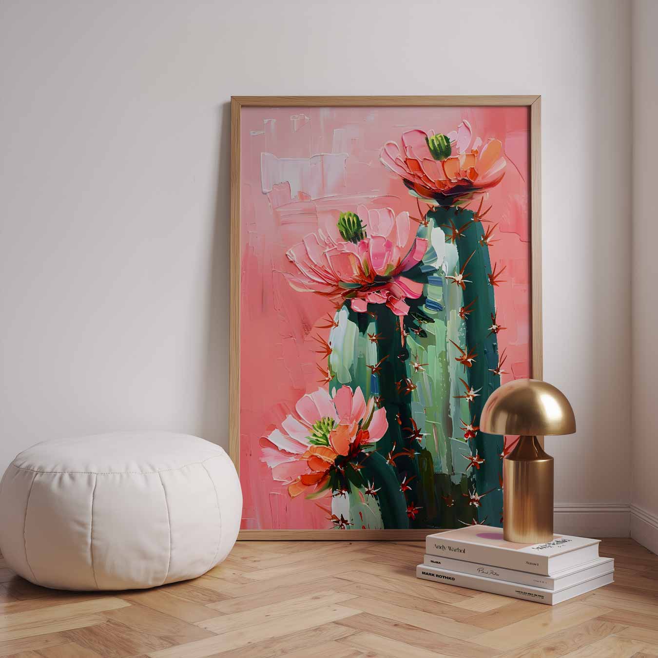 Bloeiende Cactus Droom Poster-WallArtistic