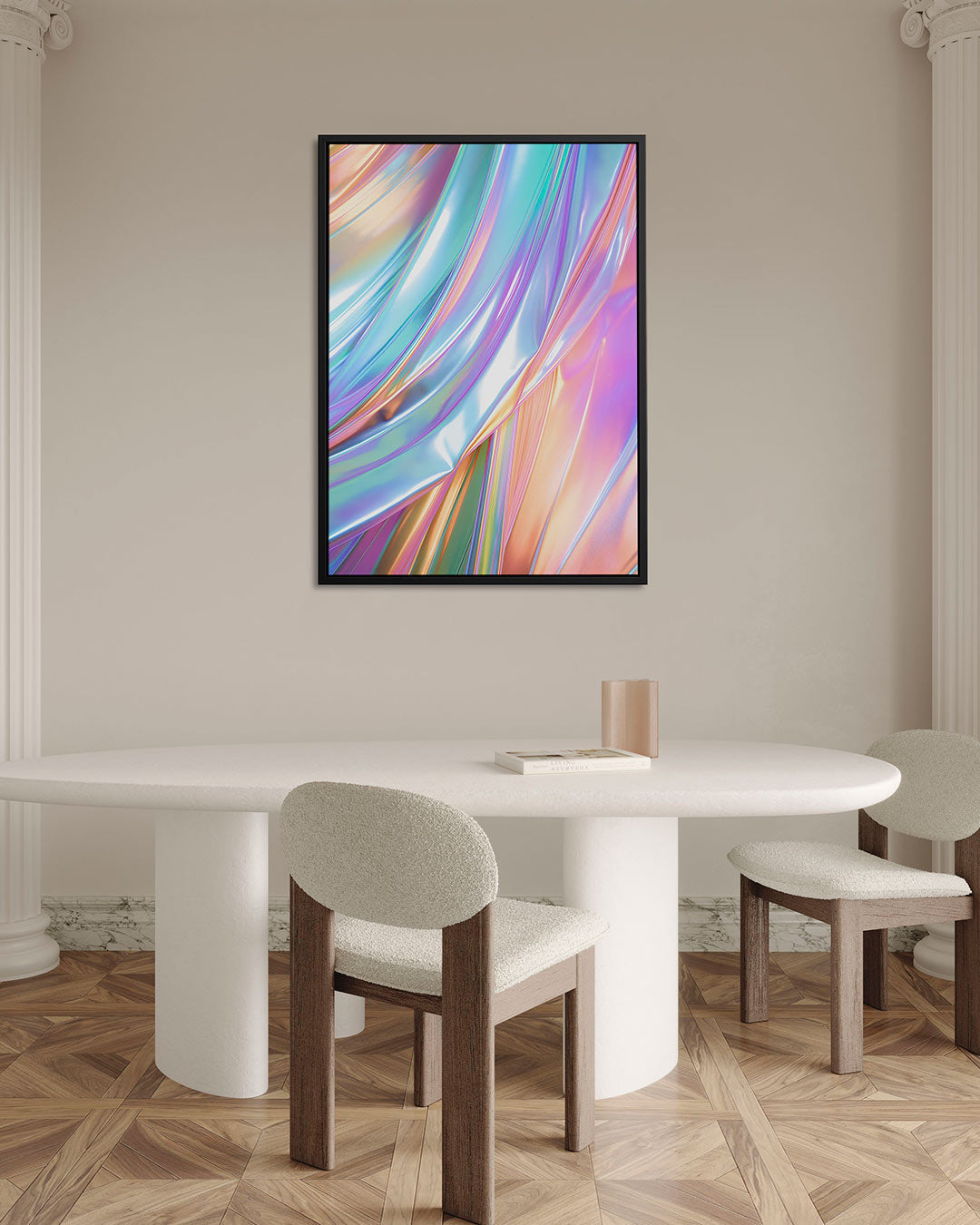 Iridescente kleurenpracht Kunstwerk