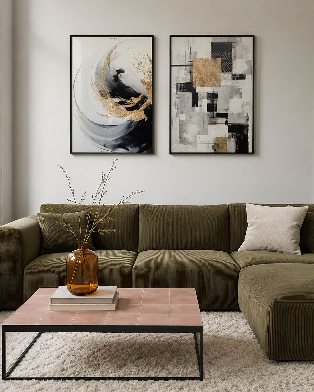 Gouden vortex Posterset