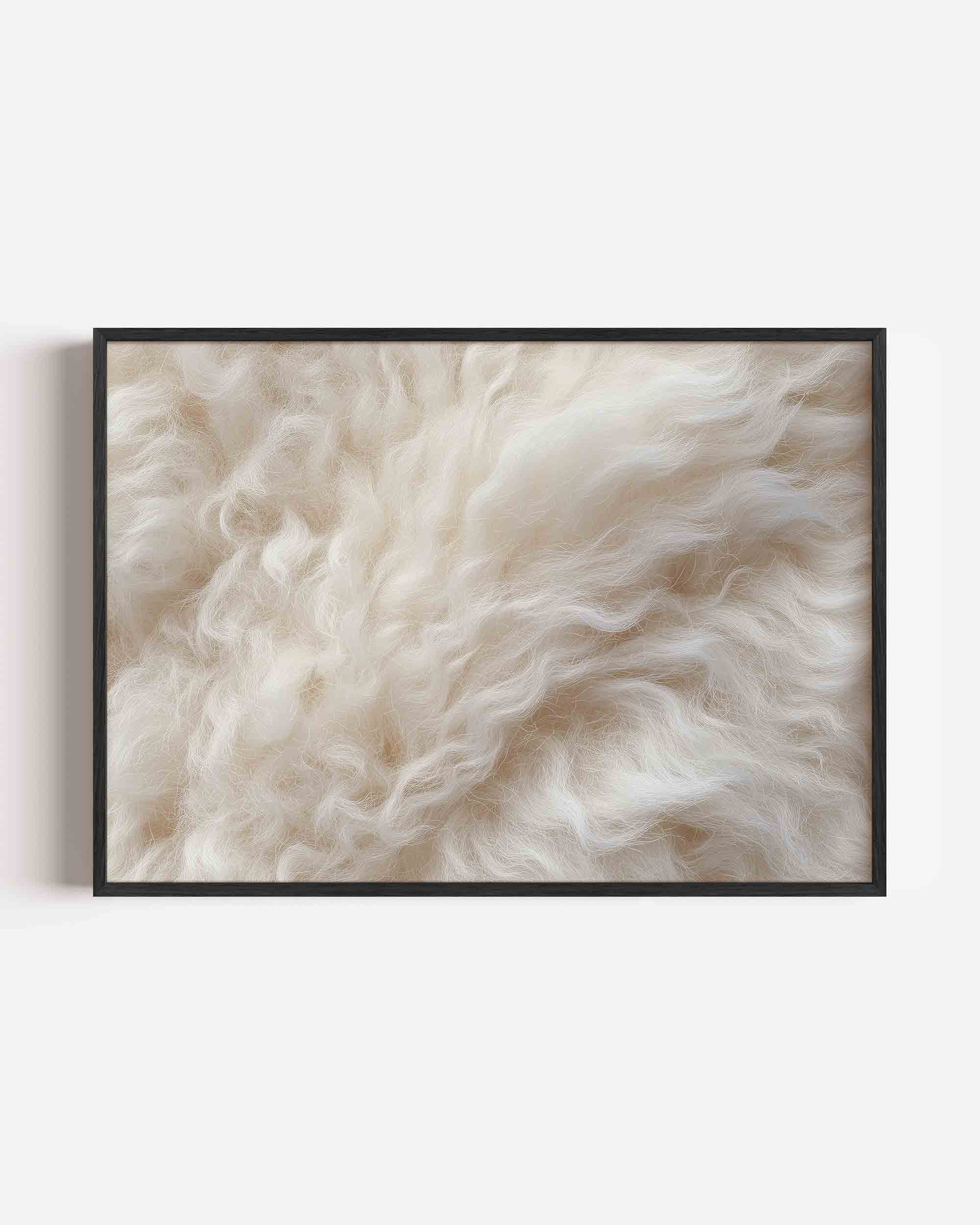 Wollige textuur Poster
