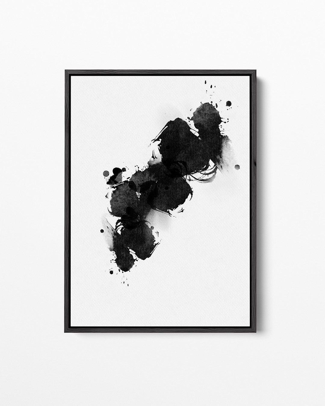 Dynamische inktvlekken Kunstwerk